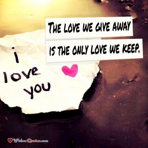 Essay on give love get love