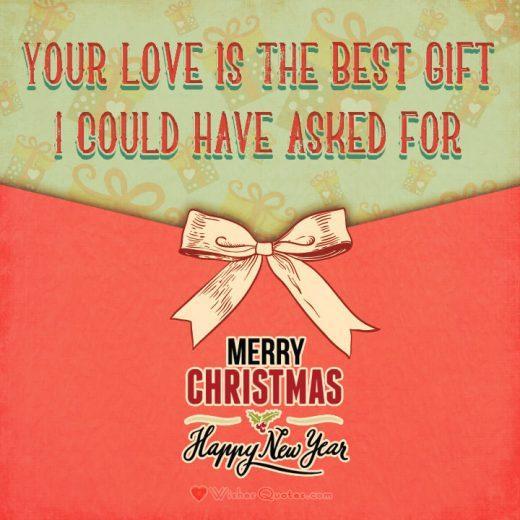 Christmas Love Greetings Card