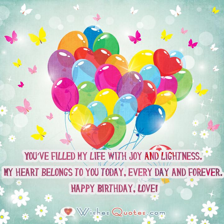 Romantic Birthday Wishes By LoveWishesQuotes