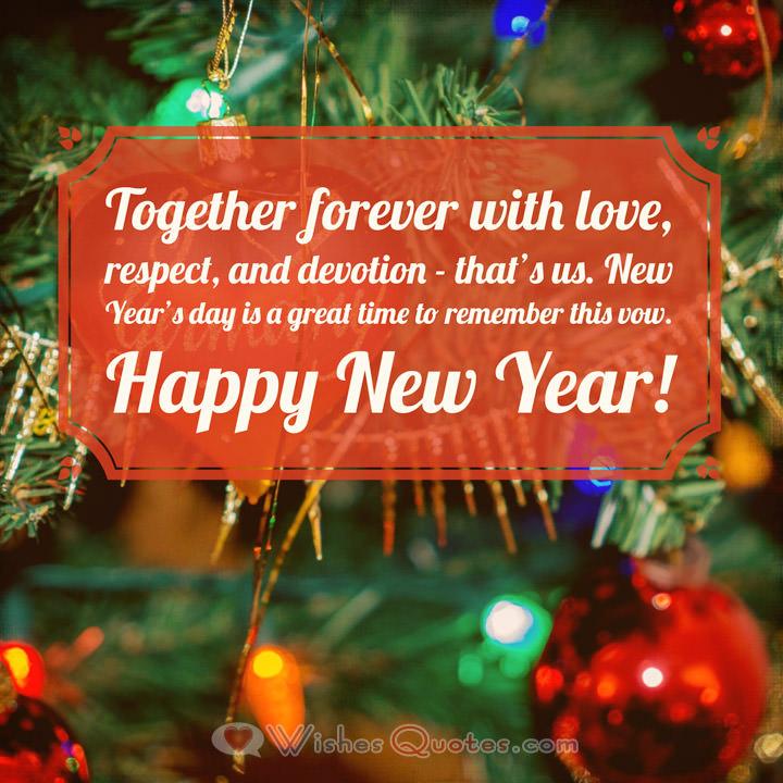 best wishes for new year to love