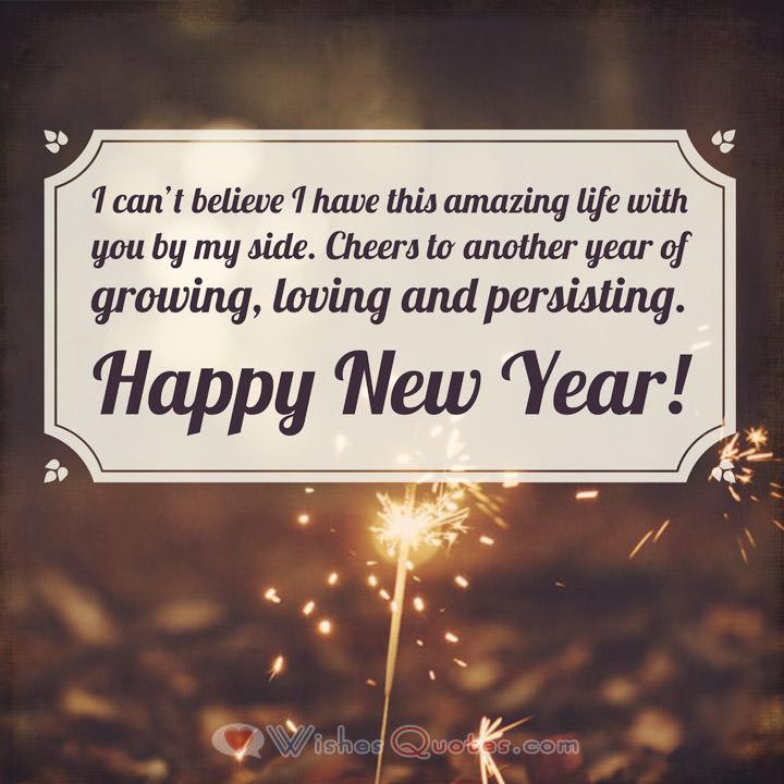 Romantic Happy New Year Messages for your Sweetheart By LoveWishesQuotes