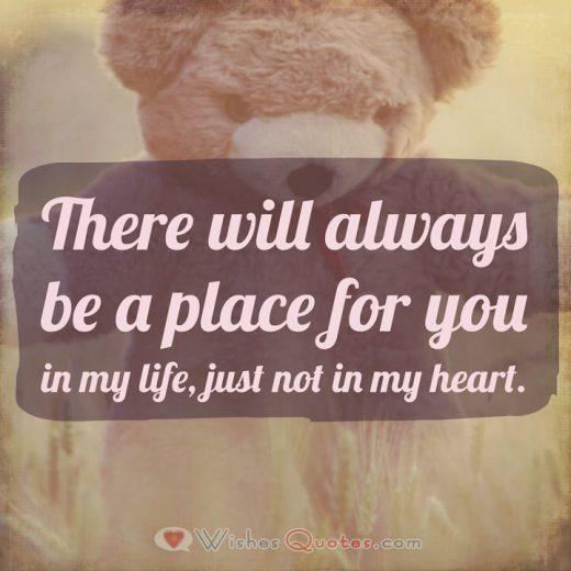 Place For You In My Life