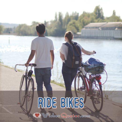 First Date Ideas Ride Bikes Ride Bikes